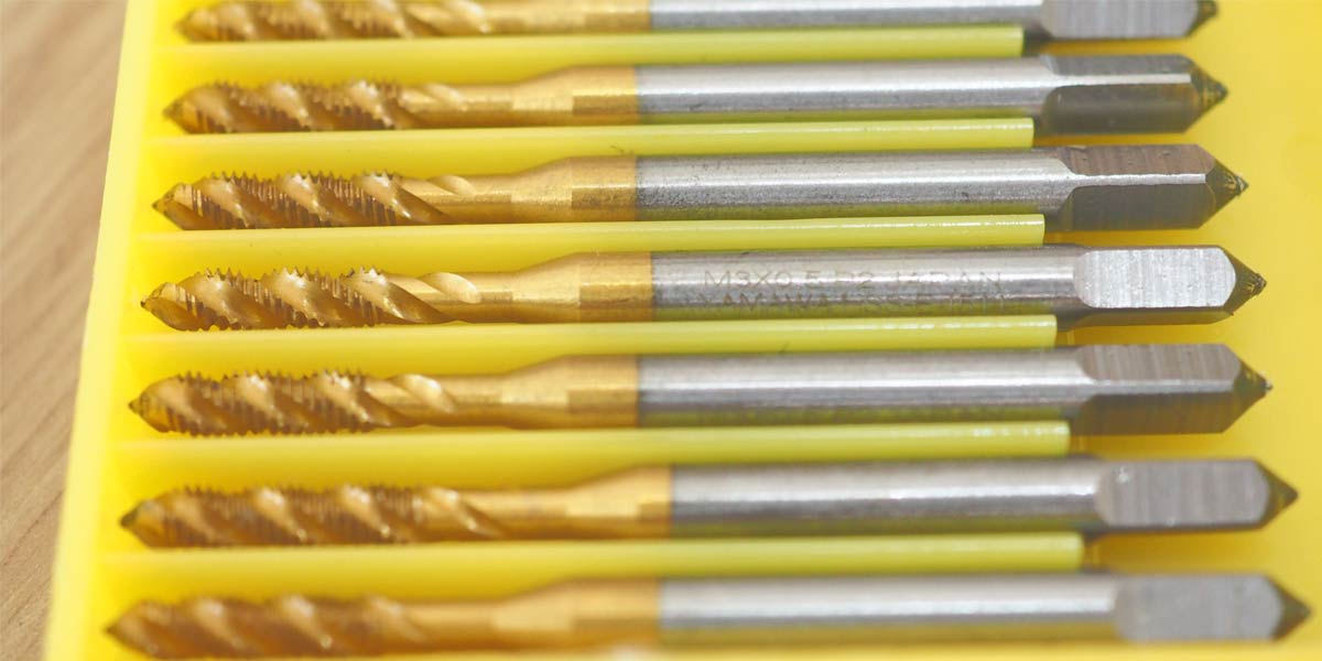 ดอกต๊าปไฮสปีด เคลือบไทเทเนียม ดอกต๊าป ต๊าปเกลียว Yamawa HSS Titanium coating spiral tapping 12