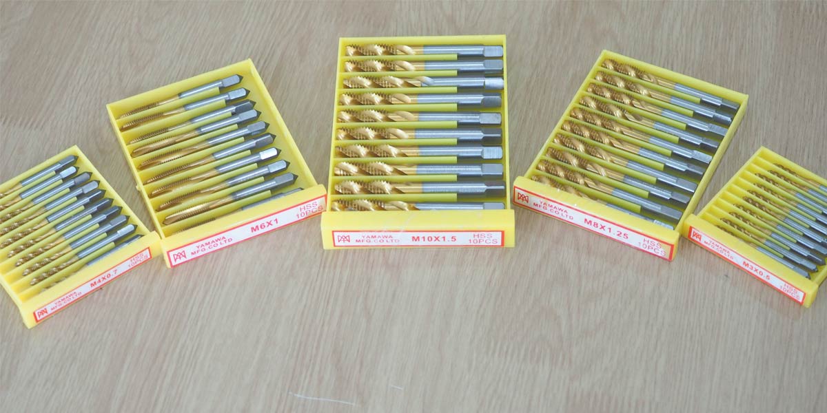 ดอกต๊าปไฮสปีด เคลือบไทเทเนียม ดอกต๊าป ต๊าปเกลียว Yamawa HSS Titanium coating spiral tapping5