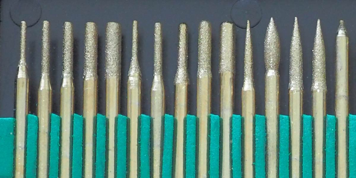 ชุดเจียไทเทเนียม ชุดเจียงาน ดอกเจีย หัวเจีย ดอกกัด ดอกเจีย ชุดแกะสลัก หัวไทเทเนียม ทำงานหินได้ด้วย Titanium burrs dremel tools accessories3