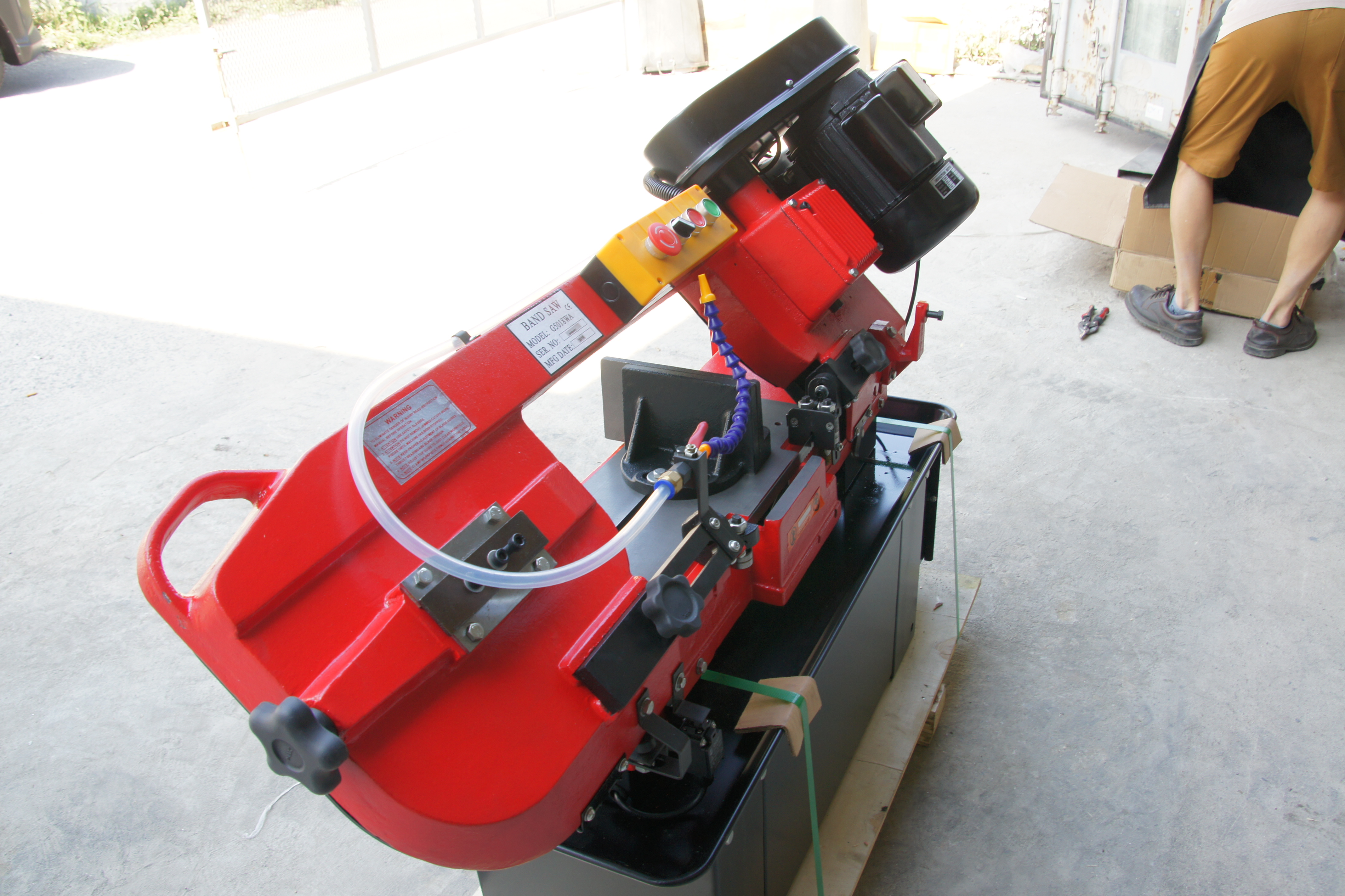 เลื่อยสายพาน ขนาด7นิ้ว Electric Metal Cutting Band Saw MT70-01(G5018WA)