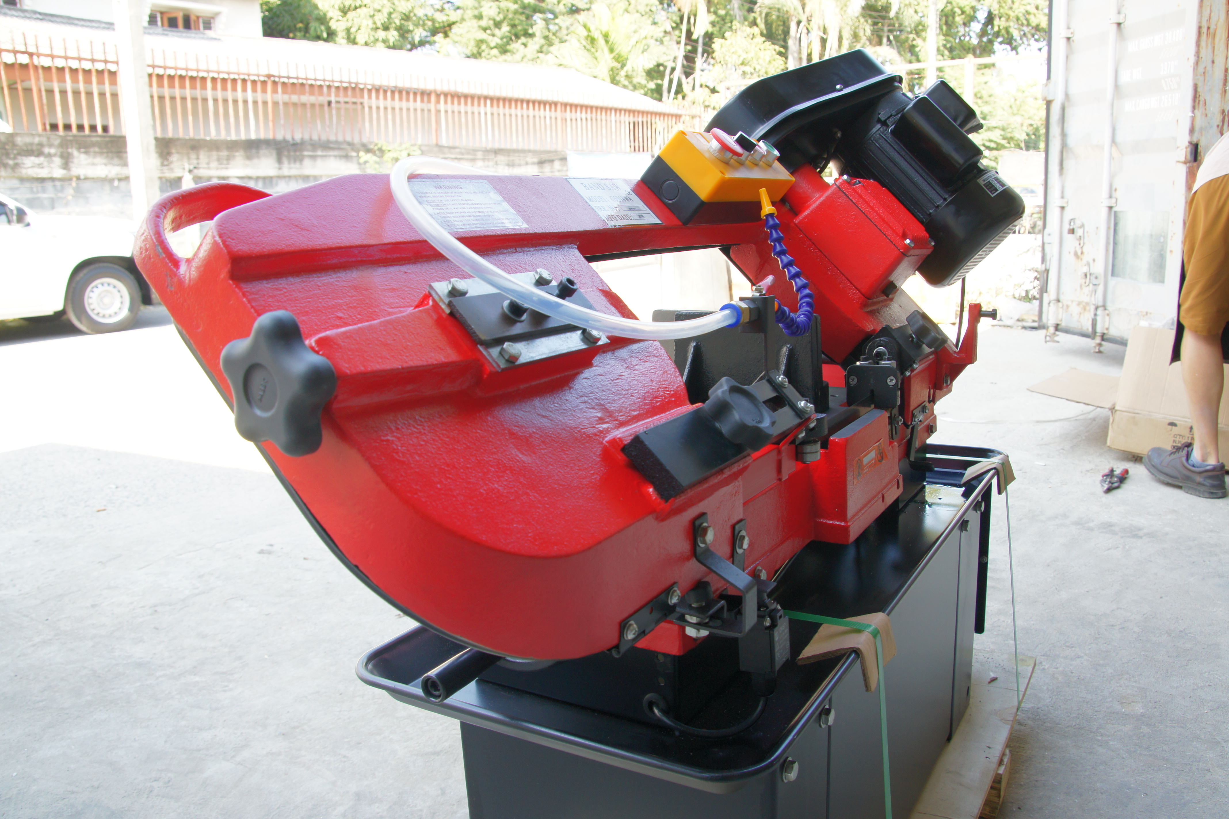 เลื่อยสายพาน ขนาด7นิ้ว Electric Metal Cutting Band Saw MT70-01(G5018WA)