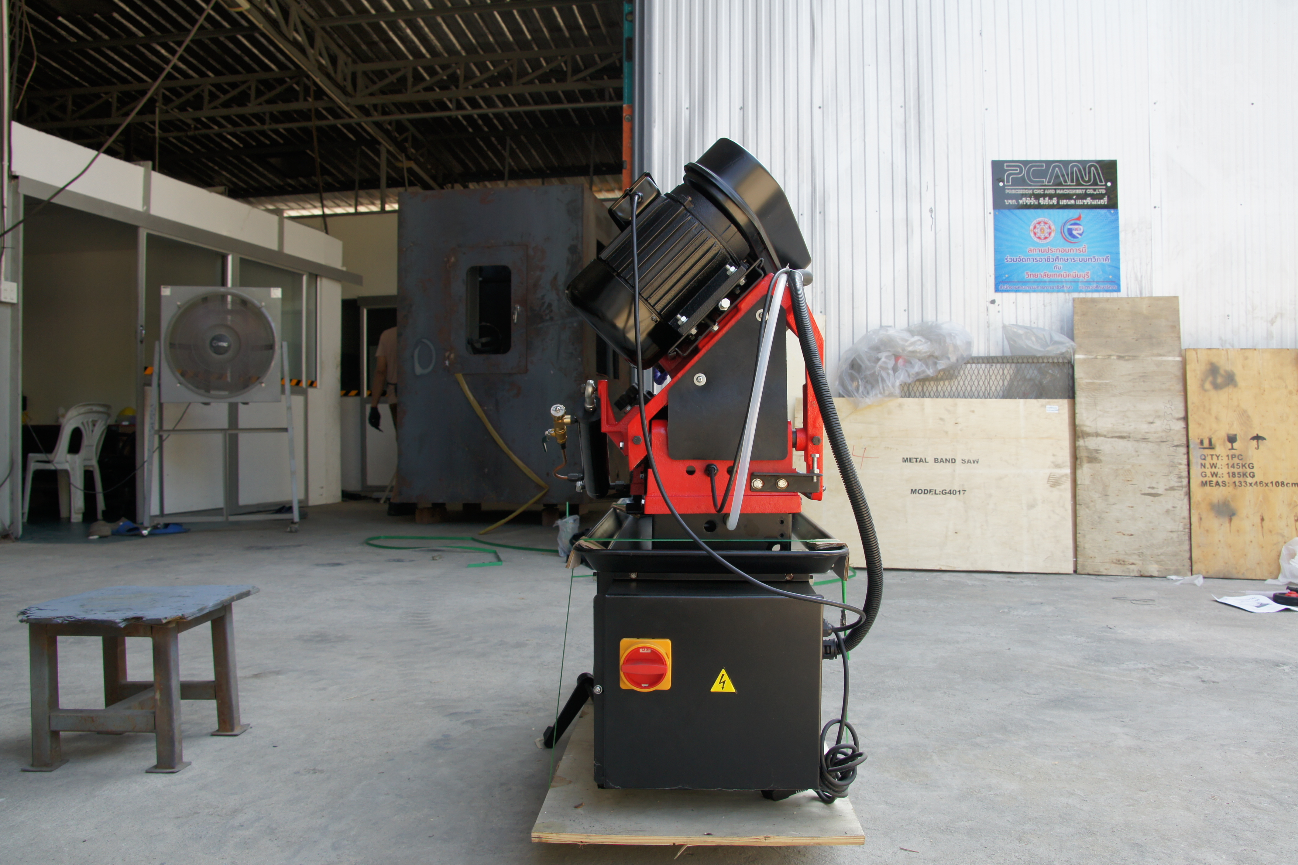 เลื่อยสายพาน ขนาด7นิ้ว Electric Metal Cutting Band Saw MT70-01(G5018WA)