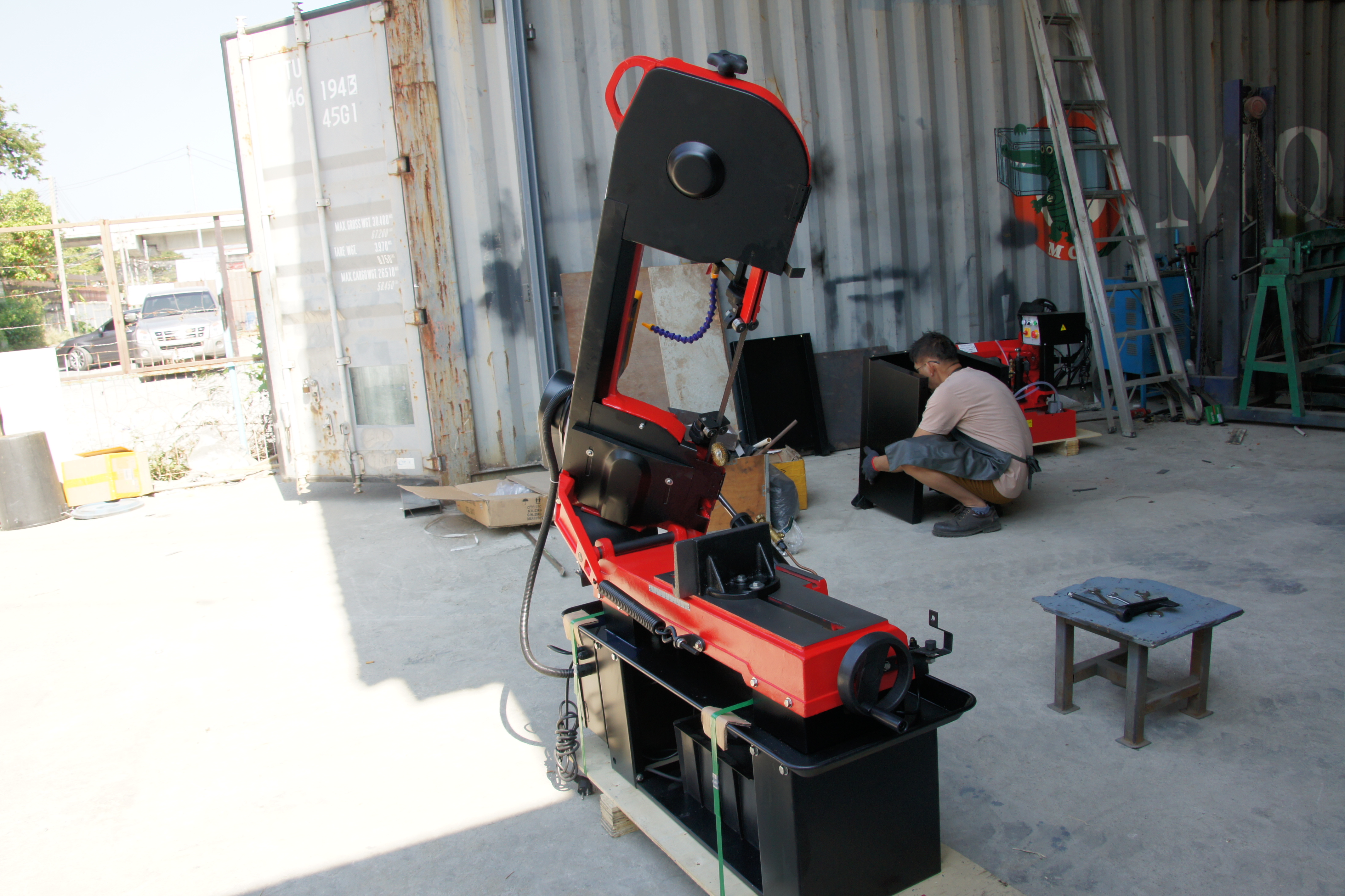 เลื่อยสายพาน ขนาด7นิ้ว Electric Metal Cutting Band Saw MT70-01(G5018WA)