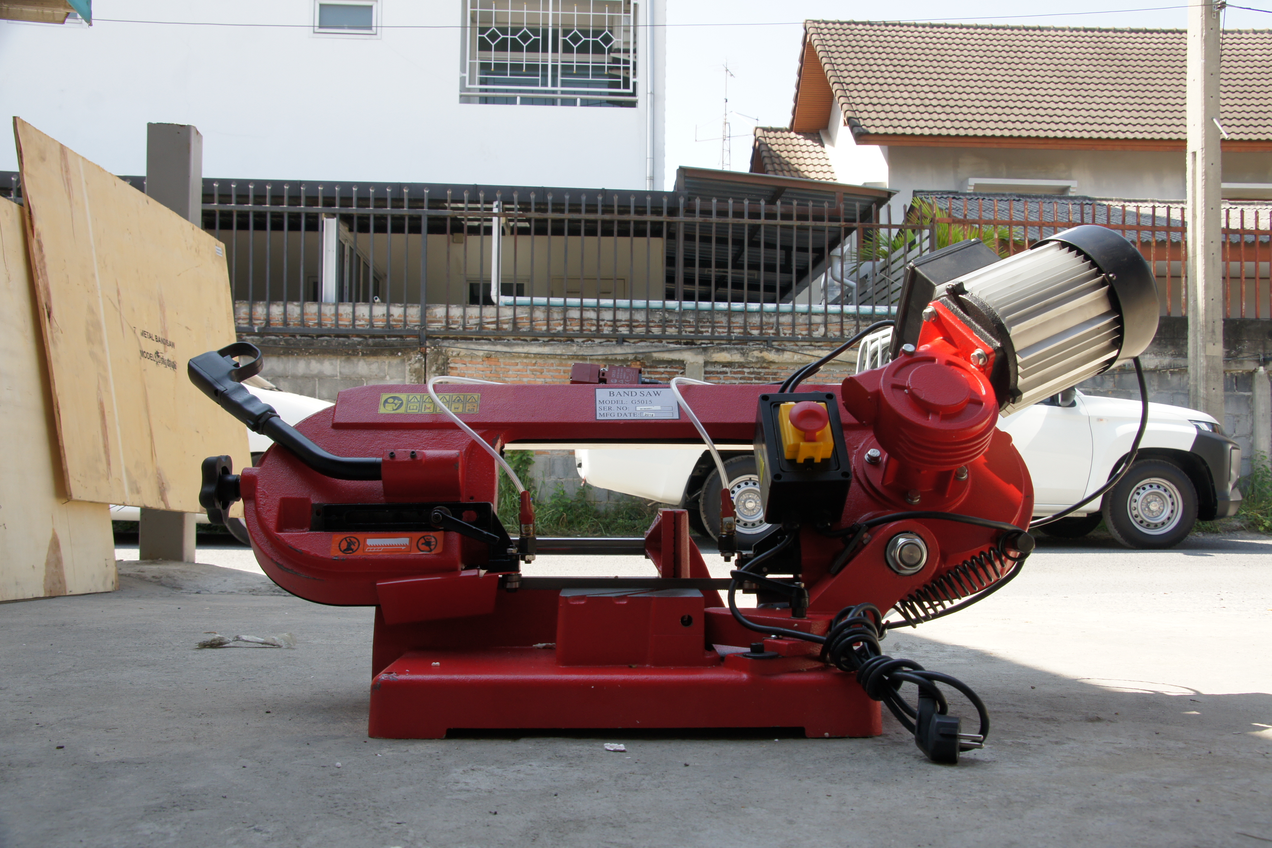 เลื่อยสายพาน ขนาด8นิ้ว Electric Metal Cutting Band Saw MT80-01(G5015)